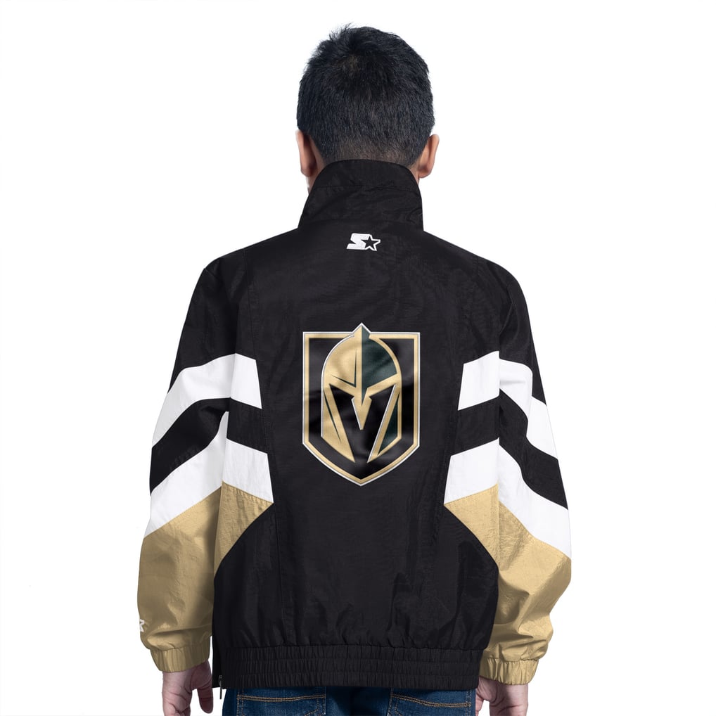 Youth Vegas Golden Knights  Starter Black Prospect Half-Zip Pullover Top